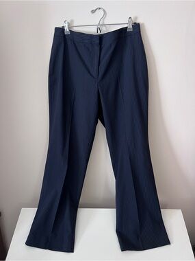 Brooks Brothers Navy Pinstripe Women's Dress Trousers